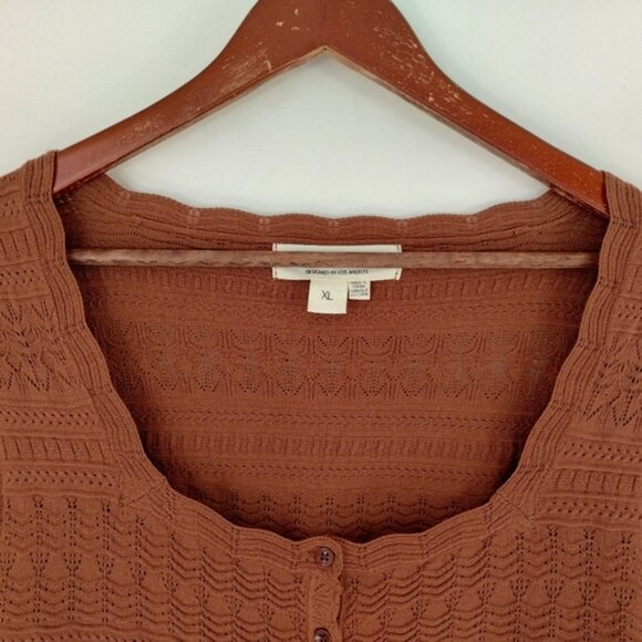 Saltwater Luxe Wilfred Sweater Chocolate Brown Size XL - Picture 3 of 12